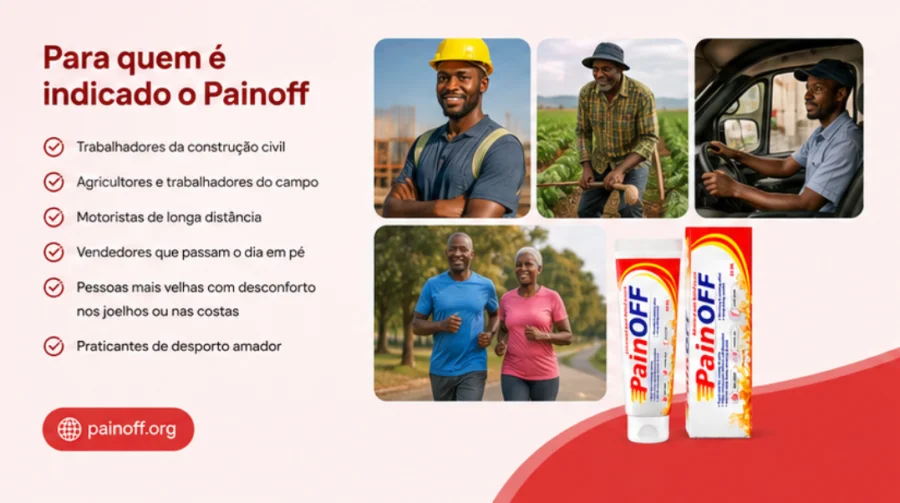 Aplicação do {{OFFER_NAME}} nas costas, joelhos ou ombros